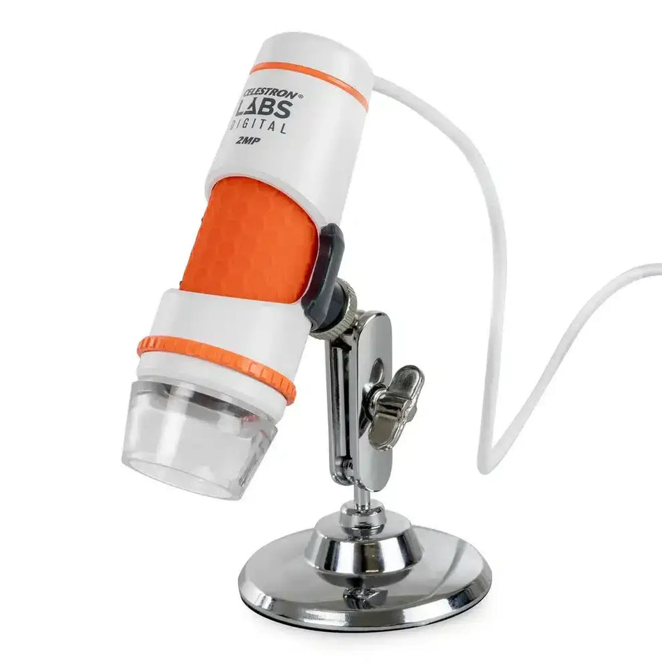 Celestron DELUXE HandHeld Digital Microscope su supporto