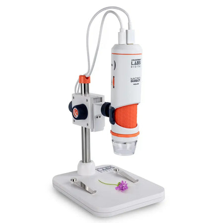 Celestron Microscopio Microdirect 1080p con supporto e fiore