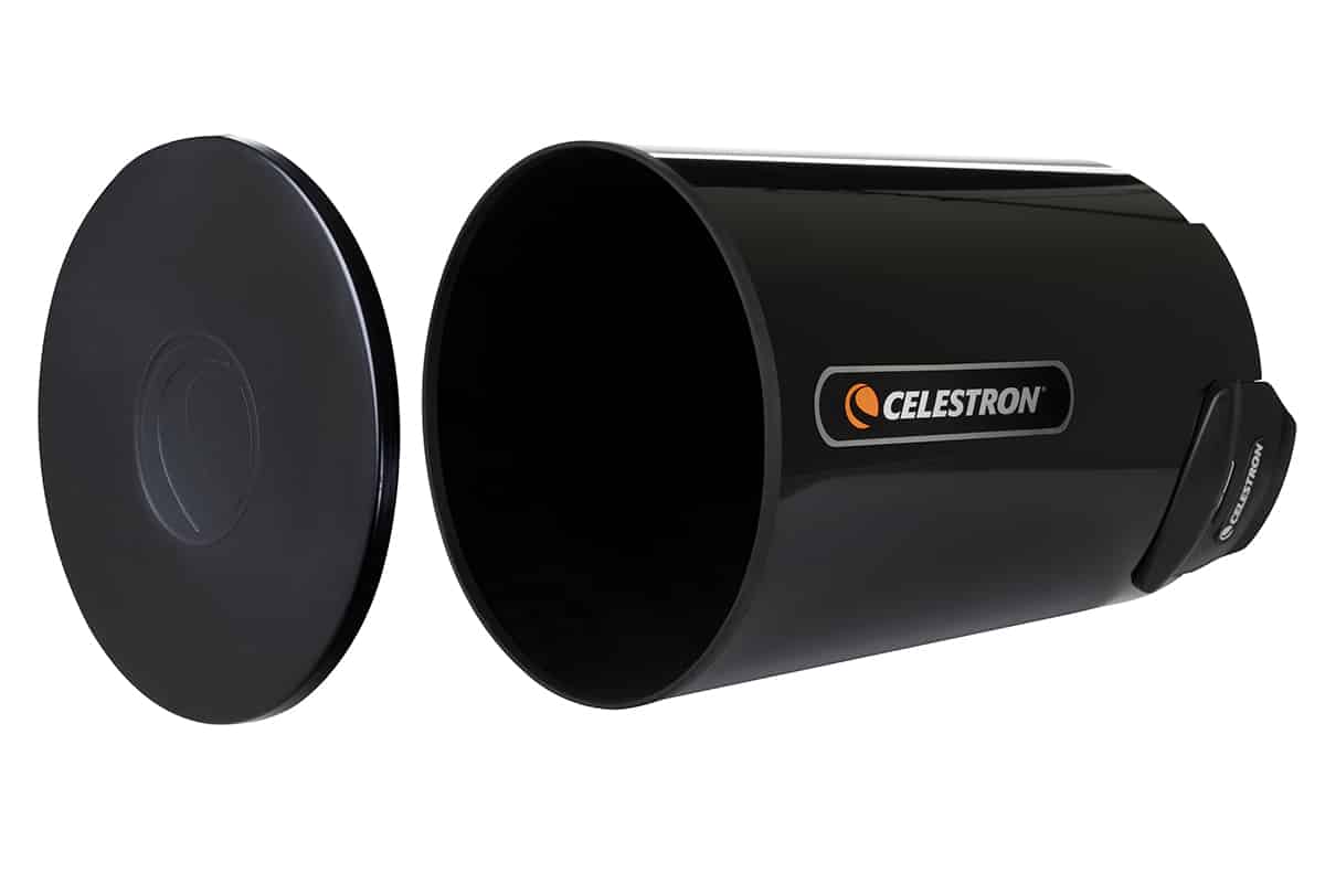 Celestron paraluce alluminio dettaglio velluto interno