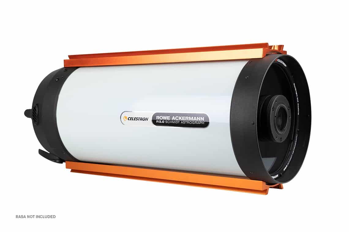 Celestron slitta Losmandy per RASA 8 vista 2