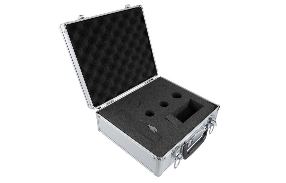 Celestron valigia rigida porta accessori vista aperta con imbottitura