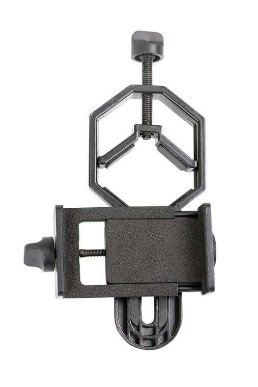 Adattatore universale per smartphone Celestron, compatibile con oculari da 31.8mm, ideale per astronomia e fotografia.