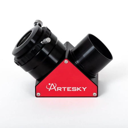 Artesky Diagonale 2" Fast Lock dielettrico 90°, diagonale telescopico in metallo con chiusura veloce e autocentrante, ideale per telescopi.