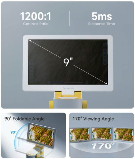 DiProgress MX-PRO microscopio digitale display touch screen IPS 9 pollici