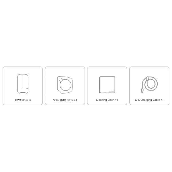Componenti DwarfLab DWARF mini – Smart Telescope AP 30/150