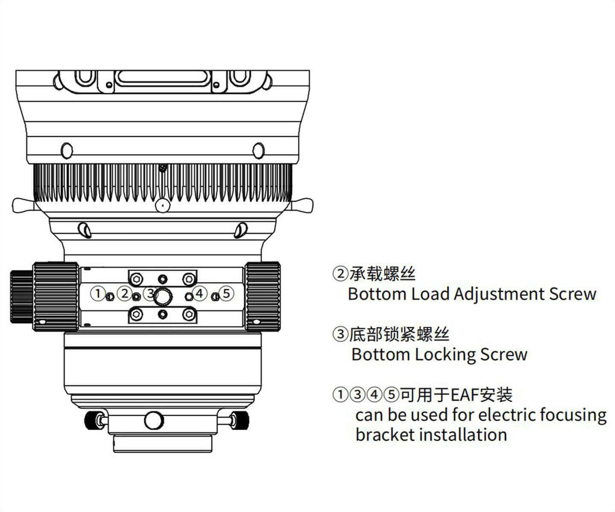 Schema meccanico Askar 160 APO F/7.0 Rifrattore Tripletto