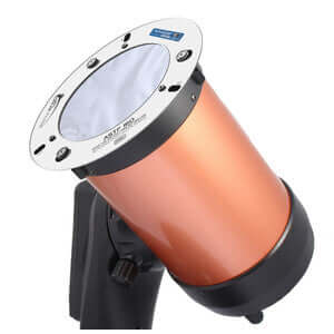 Baader Filtro Solare AstroSolar ASTF ClearWhite OD 5.1 80mm per Telescopi montato su telescopio