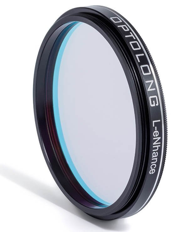 Filtro astronomico Optolong L-eNhance 2 pollici per immagini CMOS, CCD e DSLR, ideale contro l'inquinamento luminoso.