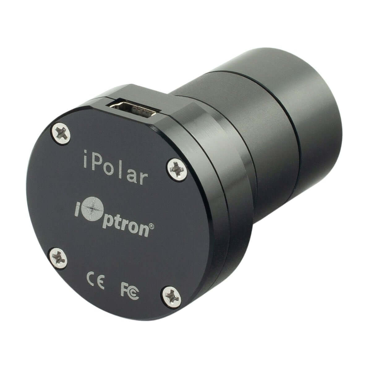 Cercatore polare elettronico iOptron iPolar per montature CEM26 e GEM28, ideale per astrofotografia e puntamento preciso.