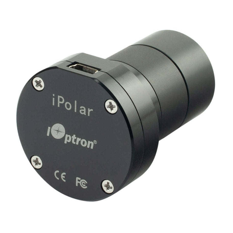 Cercatore polare elettronico iOptron iPolar per montature CEM26 e GEM28, ideale per astrofotografia e puntamento preciso.