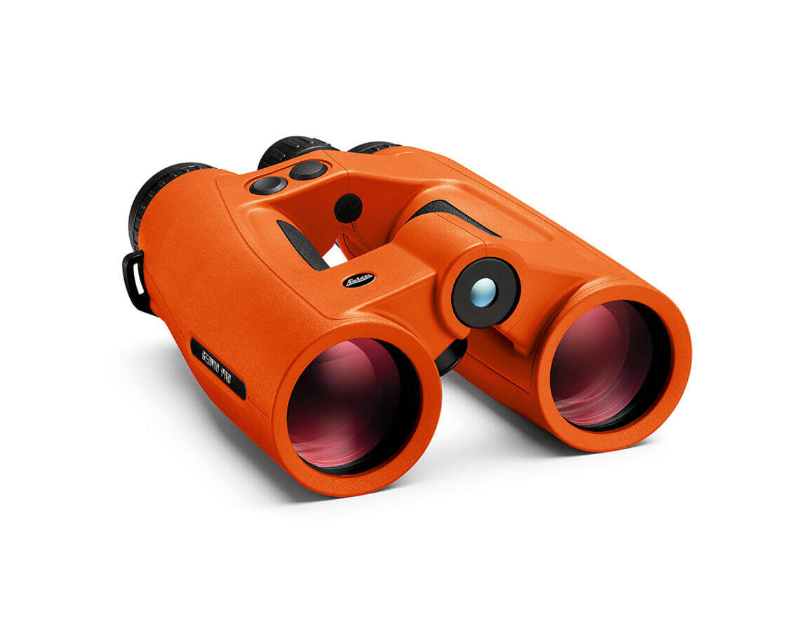 Leica Geovid Pro 10x42 Orange Edition, binocolo con telemetro e rivestimento arancione