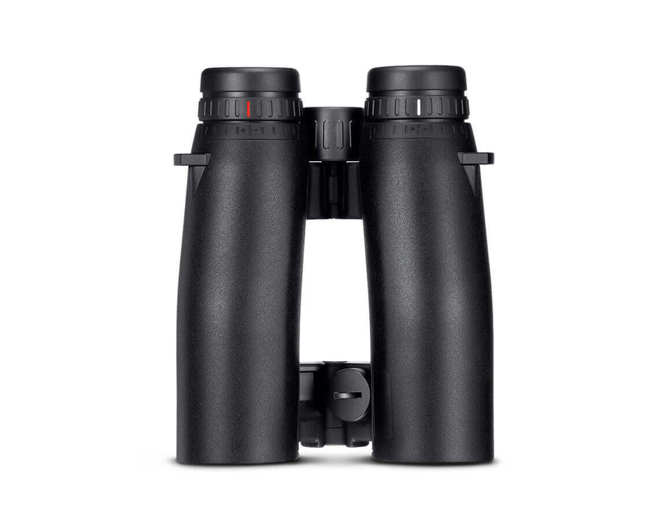 Binocolo Leica Geovid Pro SE 10x42 con telemetro avanzato, vista frontale.