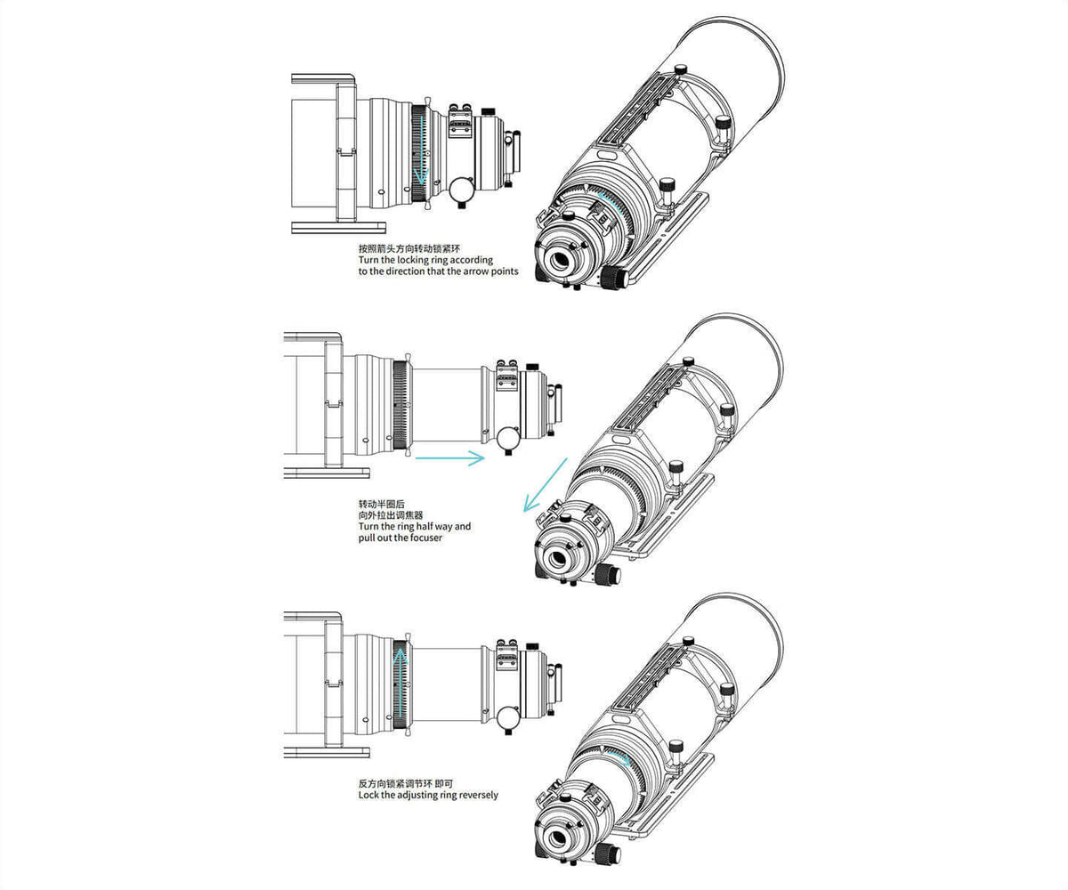 Istruzioni montaggio Askar 160 APO F/7.0 Rifrattore Tripletto