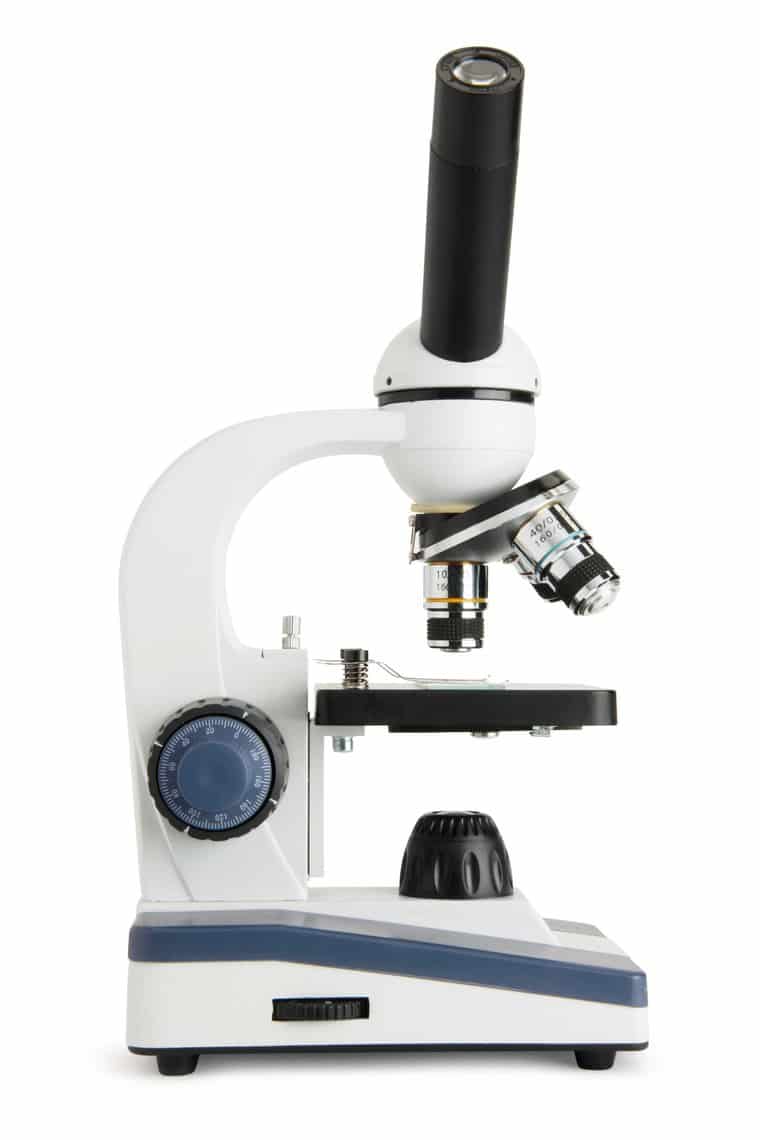 Celestron Microscopio LABS CM1000C vista laterale
