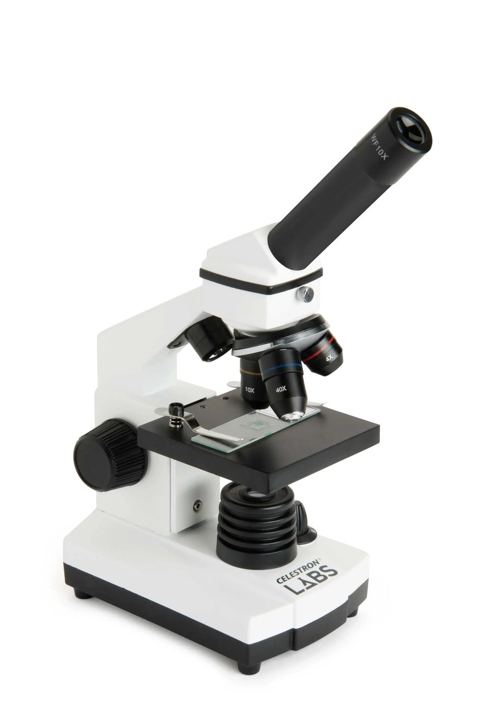 Microscopio biologico Celestron Labs CM800 con ingrandimenti.
