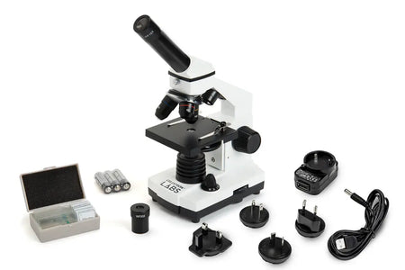 Celestron Labs CM800 microscopio con accessori in dotazione