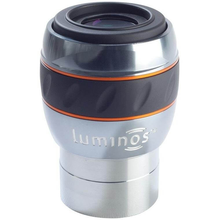 Celestron Oculare Luminos 19mm a 82 gradi, 2 pollici, ideale per osservazioni cielo profondo con ingrandimenti medio-bassi.