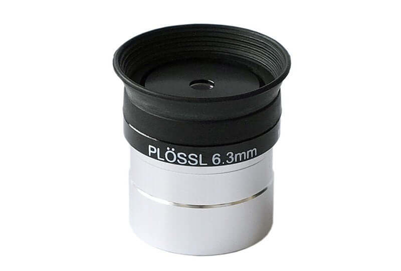 Oculare SkyWatcher Plossl Advanced 6.3 mm per telescopi, design Plössl a 4 elementi, alta qualità ottica e minimo astigmatismo