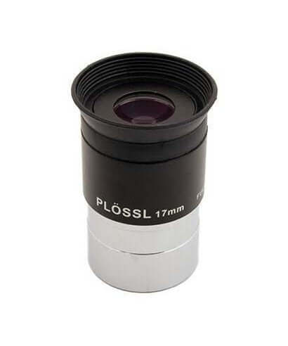 Oculare SkyWatcher Super Plossl Advanced 17 mm con riduzione delle aberrazioni per immagini ad alto contrasto, design a 4 elementi.
