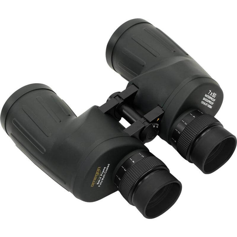 Omegon Binocolo Brightsky 7x50, binocolo resistente per osservare natura e cieli.