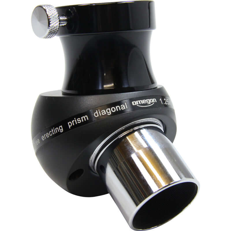 Omegon Prisma di Amici 45° 1,25" su 1,25" visto da vicino