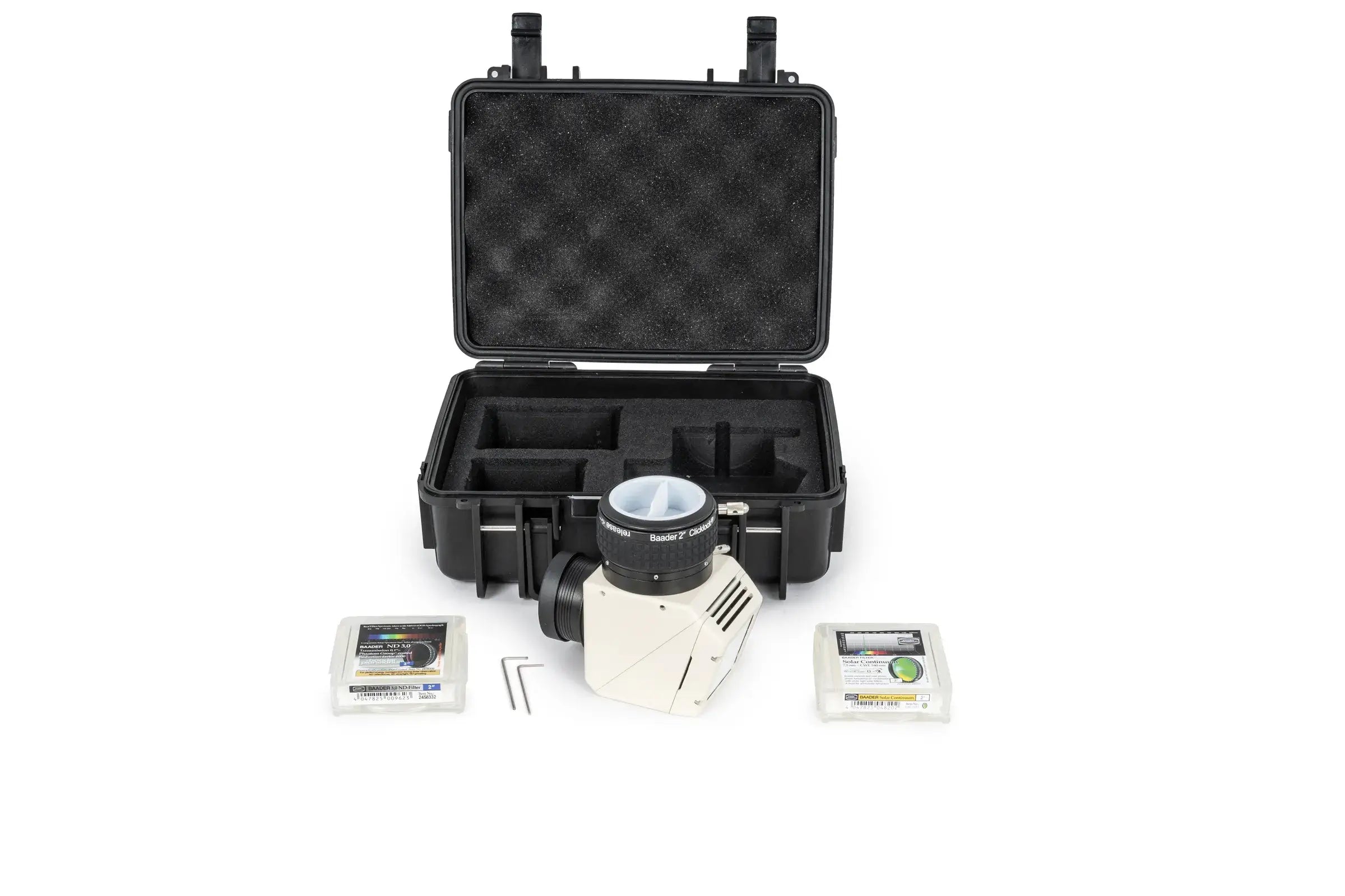 Baader Cool-Ceramic Safety Herschel Prism Mark II 2" Visual con custodia e accessori.