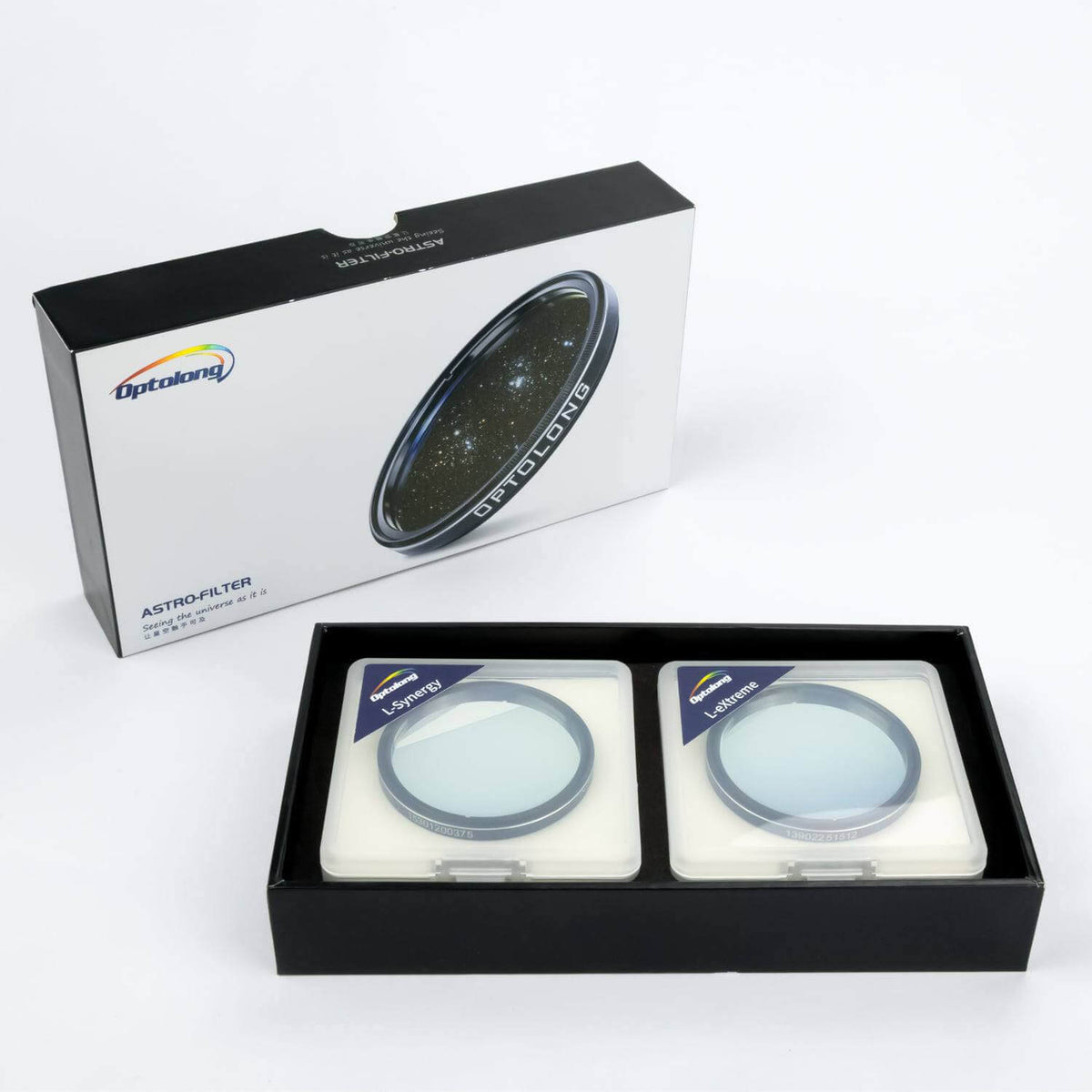 Optolong Set Filtri L2 Dual-Combo 2" (L-Synergy + L-Extreme) in confezione