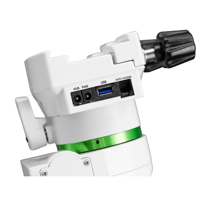 Sky-Watcher HEQ5-R PRO SynScan dettaglio con porte USB