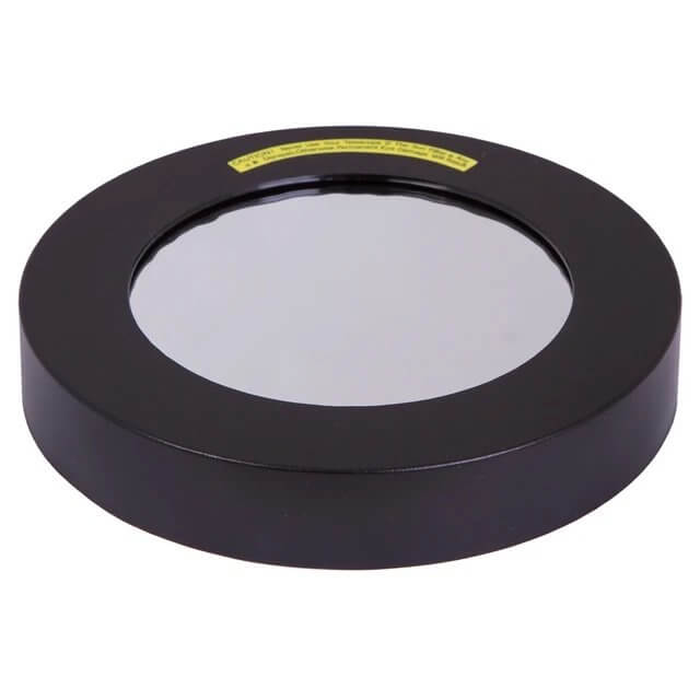 Filtro solare SkyWatcher per telescopio Newton 200, ideale per osservazioni sicure del sole e astronomia solare.