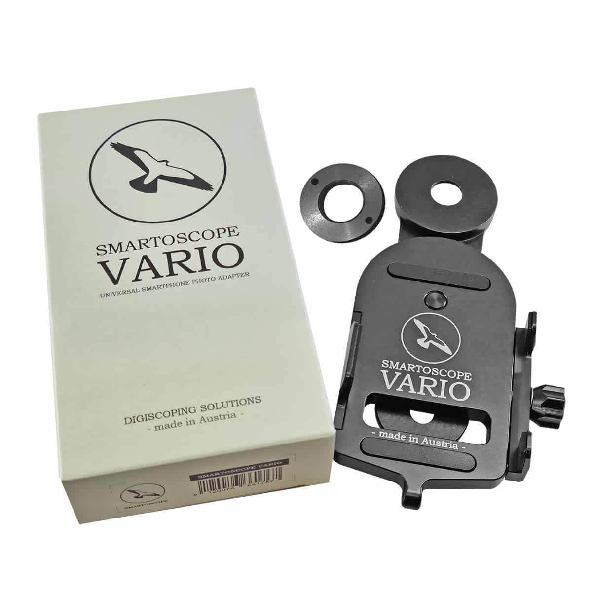 Kowa SMARTOSCOPE VARIO – Adattatore Smartphone Universale e confezione