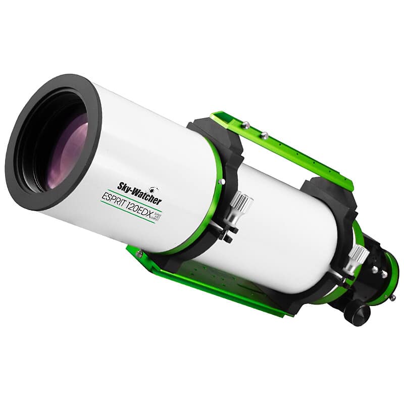 Telescopio SkyWatcher Esprit 120EDX APO bianco e verde
