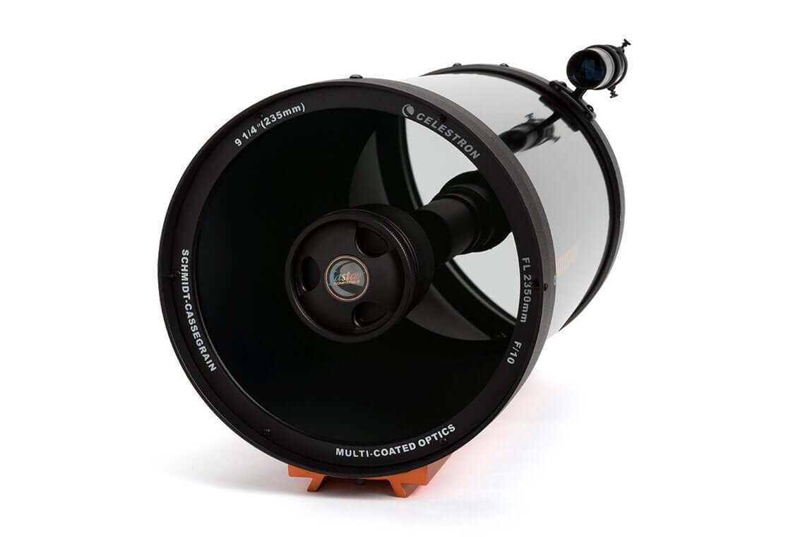 Telescopio Celestron C9.25-XLT CGE Schmidt-Cassegrain con ottica multi-rivestita, apertura 235mm e attacco CGE barra Losmandy.