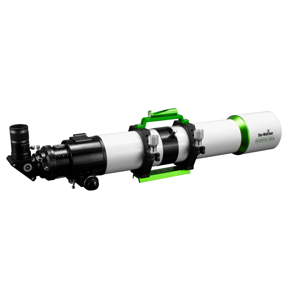 Telescopio solare Sky-Watcher Heliostar 100mm H-alpha per osservazione dettagliata del Sole.