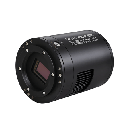 ToupTek SkyEye26AC Plus, camera astronomica a colori raffreddata APS-C con sensore Sony IMX571, vista frontale