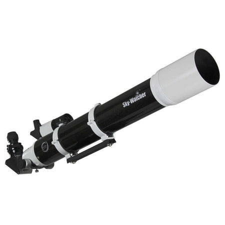 Alt Tag: Telescopio SkyWatcher Evostar 100ED apocromatico, ideale per astrofotografia, con valigetta in alluminio.