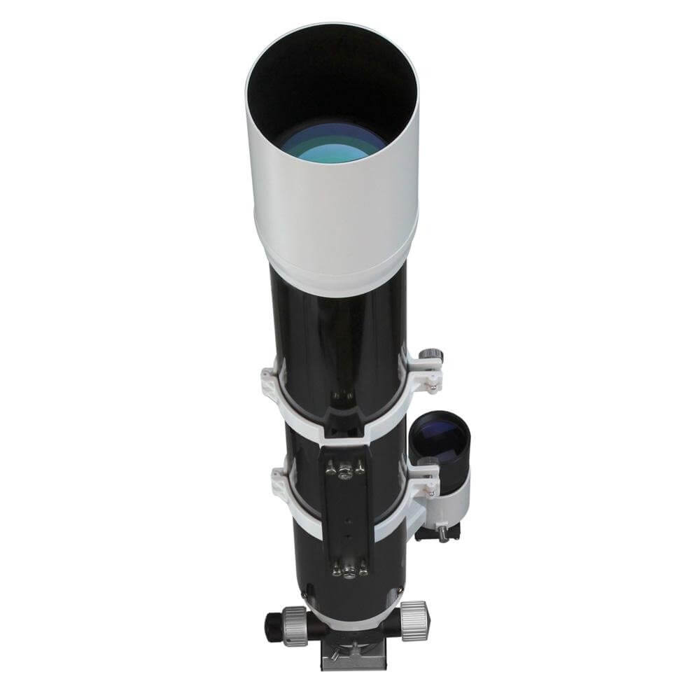 Tubo ottico rifrattore apocromatico SkyWatcher Evostar 100ED con valigetta in alluminio, per osservatori e astrofotografi.