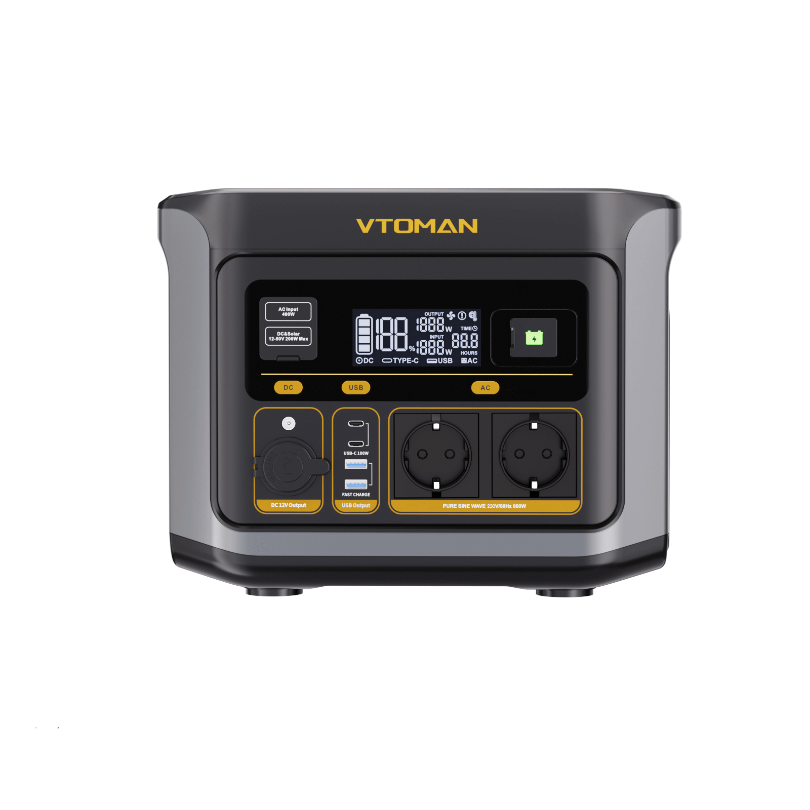 VTOMAN FlashSpeed 600 Power Station Portatile 600W 499Wh
