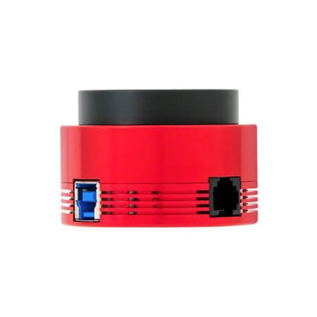 Fotocamera ZWO ASI 678 MC Color con sensore Sony IMX678, ideale per imaging planetario, solare e lunare con basso rumore.