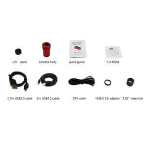 ZWO ASI174MINI Mono dimensioni camera
