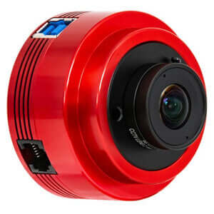 ZWO ASI662MC Color vista laterale con attacco T2