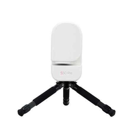 ZWO Seestar S50 Pro chiuso su treppiede - vista 3
