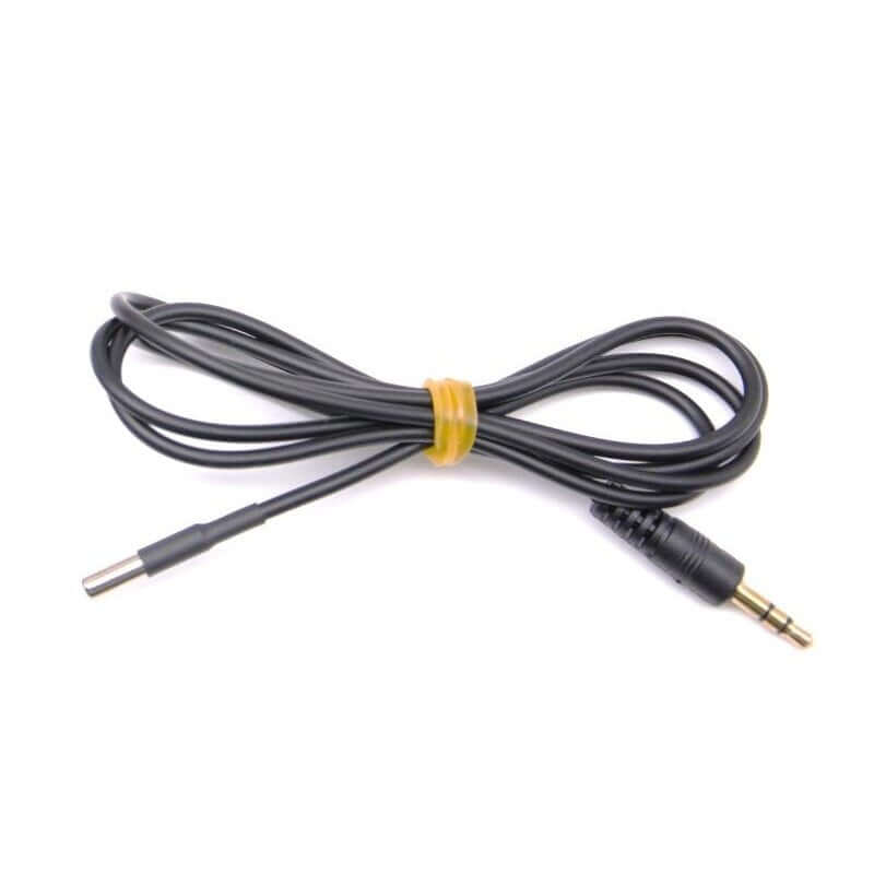 Cavo sensore di temperatura ZWO per EAF, con connettore maschio da 3,5 mm nero, per precisione e controllo temperatura strumenti.